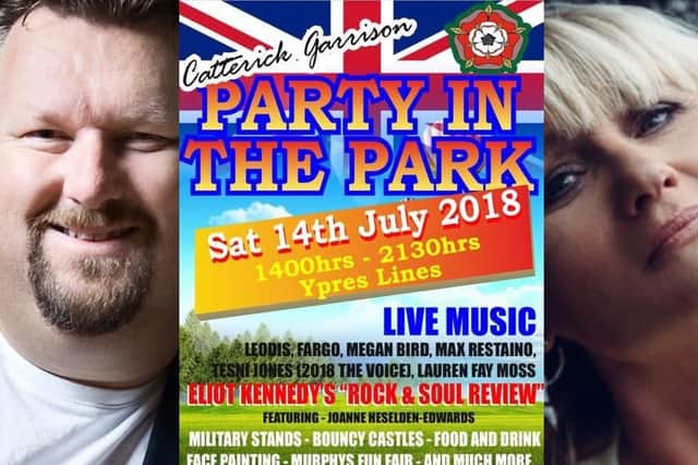 Free Party In The Park show with Eliot Kennedy and Joanne Heselden-Edwards