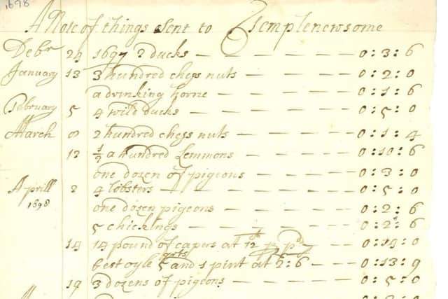 An exquisite bill of sale, plucked from a vast collection of archives in Leeds after more than 240 years, has shown that centuries ago, fashionable nobles at Temple Newsam House became part of an 18th century chocolate revolution