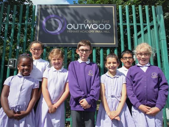 Children at Outwood Primary Academy Park Hill.