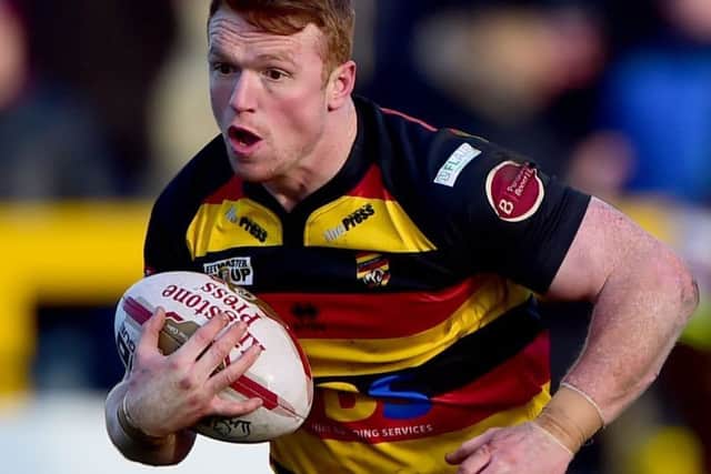 Dewsbury match-winner, James Glover. PIC: Paul Butterfield