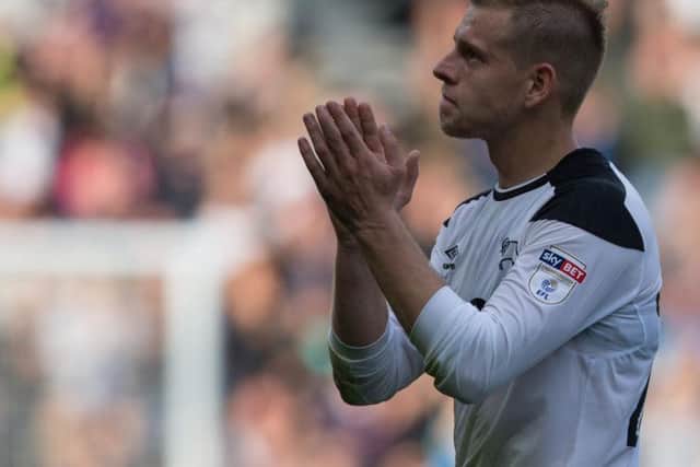 Derby County striker Matej Vydra
