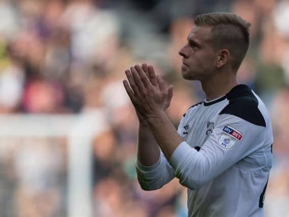 Derby County striker Matej Vydra