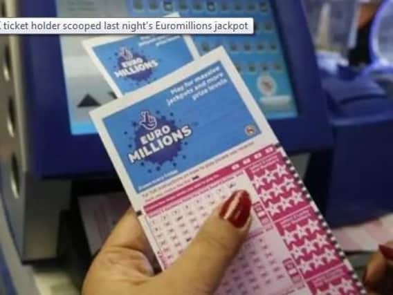 A UK ticket holder scooped last night's Euromillions jackpot
