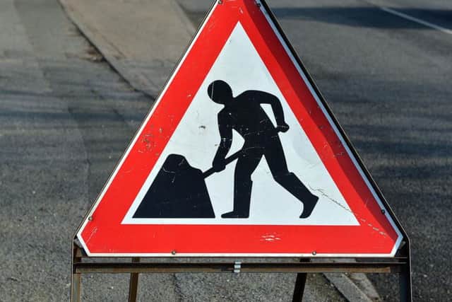 Roadworks.