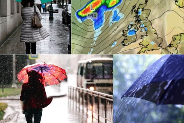 Will the weather this weekend in Leeds be bright and sunny or bleak and grey?