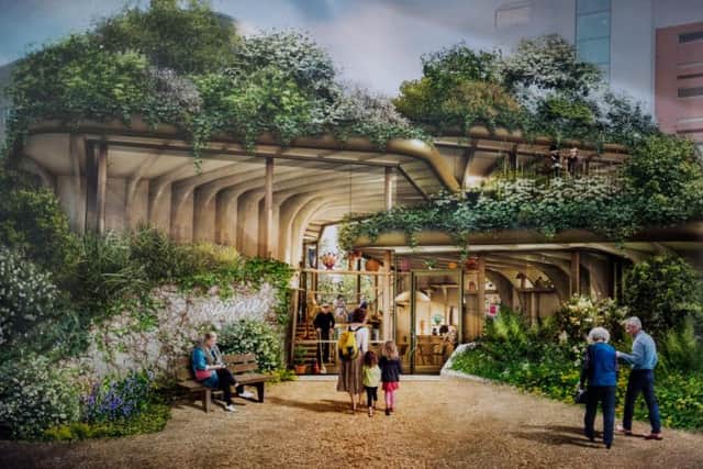 An artist's impression of how Maggie's Yorkshire will look when complete.