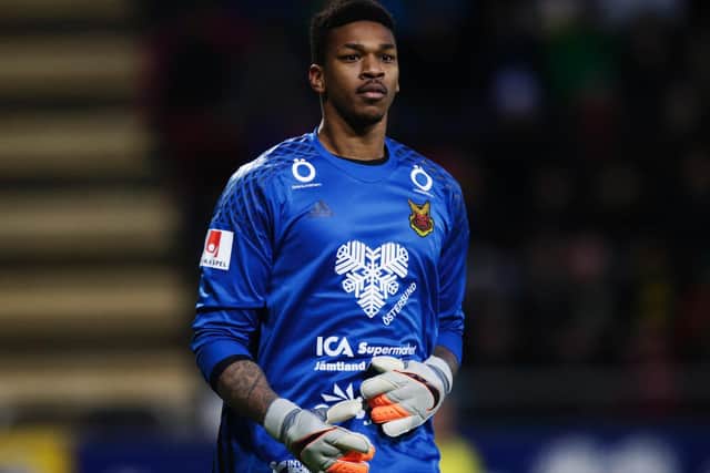 Jamal Blackman during his time with Ostersunds.