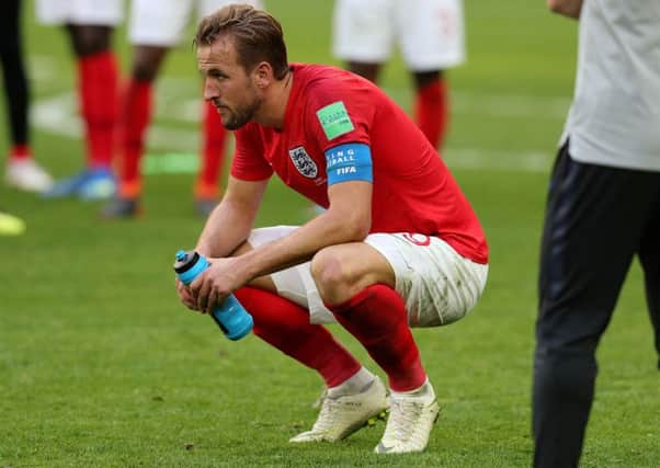 England captain Harry Kane after the 34d/4th place play-off defeat (Picture: PA)