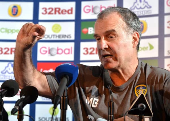 Leeds United head coach Marcelo Bielsa.