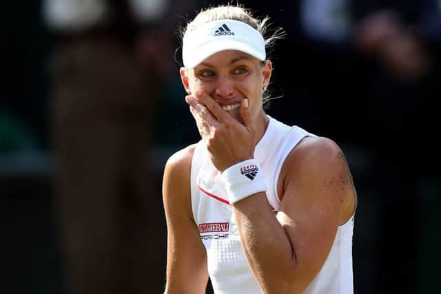 Angelique Kerber in tears after her shock win over Serena Williams in the women's singles final (Picture: Steven Paston/PA Wire).