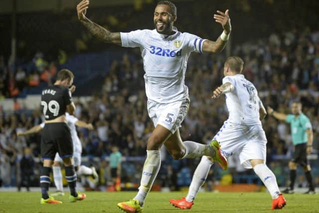 Kyle Bartley during his loan at Leeds United.