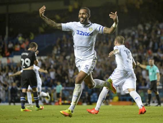 Kyle Bartley during his loan at Leeds United.