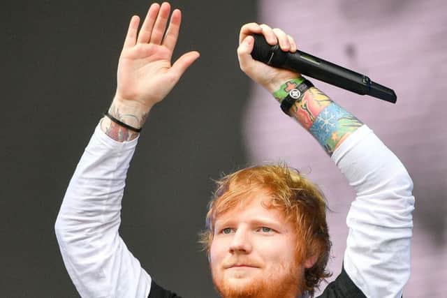 Ed Sheeran. PIC: PA