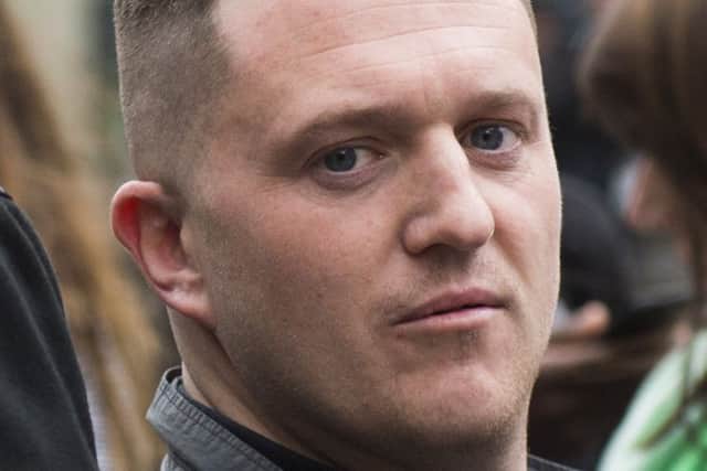 Tommy Robinson. PIC: PA