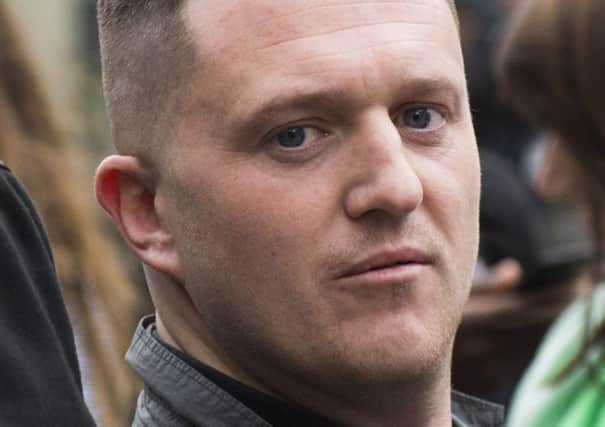 Tommy Robinson. PIC: PA