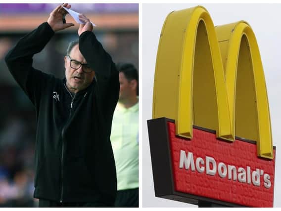 Bielsa stopped off at a McDonald's following Leeds United's 1-1 draw at York