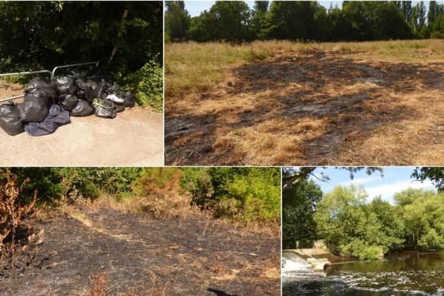 The unauthorised event, which resulted in the police being called, took place on part of Kirkstall Valley Nature Reserve.