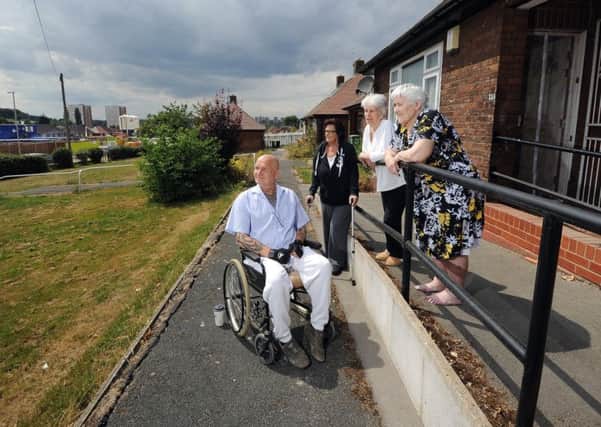 Residents who are disabled and elderly on South Parkway. PIC: Simon Hulme