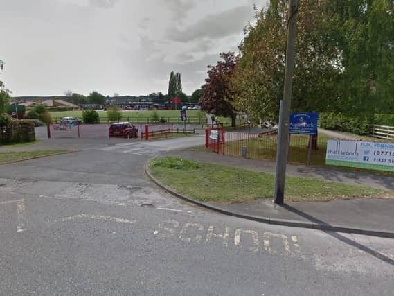 Aspin Park Primary School on Wetherby Road, Knaresborough. Police believe suspects climbed onto the roof to drop a lit item into the classroom.
Credit: Google Maps