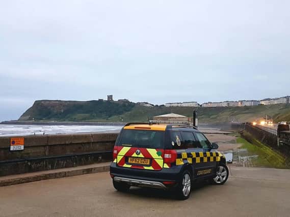 A mass search took place when the diver was reported missing including the RNLI, Coastguard and North Yorkshire Police