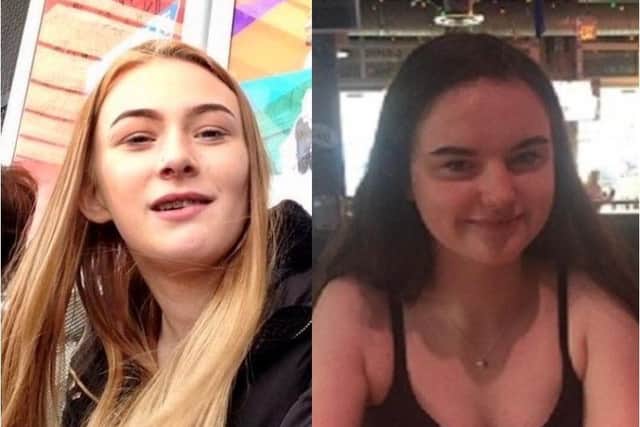 Amber and Kayleigh