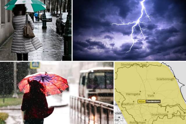 This hot and humid weather can trigger thunderstorms