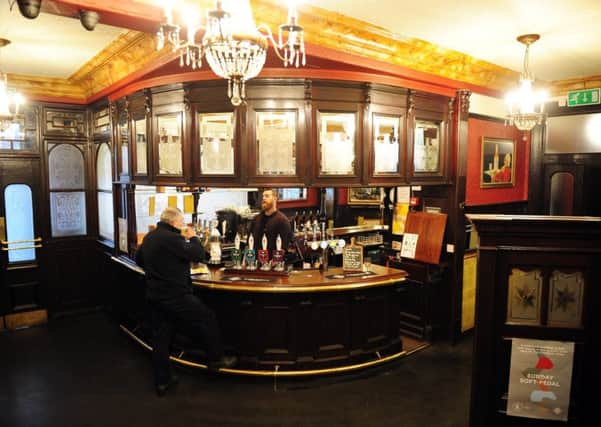 PROMISING FUTURE: The ornate bar in The Cardigan Arms.