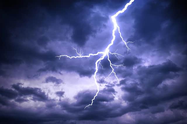 The thunderstorms may persist into the evening and overnight, but rainfall amounts from these should be less