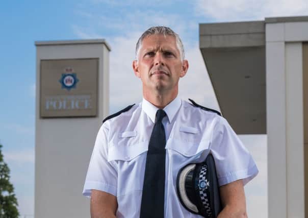FRESH PERSPECTIVE: Chief Superintendent Steve Cotter has taken up his new post this week. PIC: James Hardisty