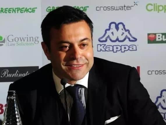 FEAR AND EXCITEMENT: Leeds United chairman Andrea Radrizzani.