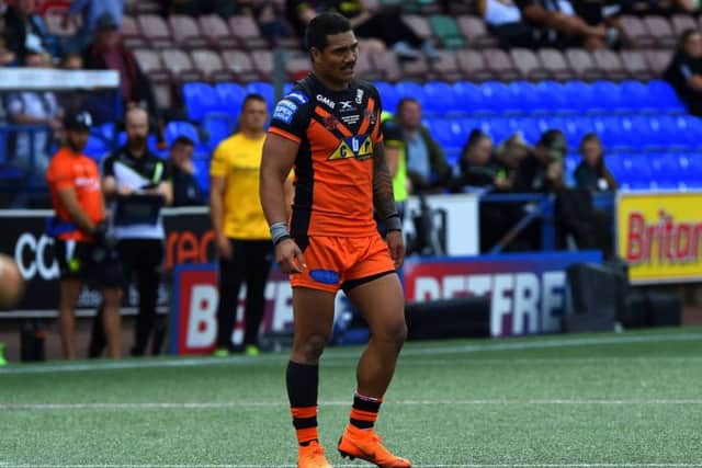 New recruit, Peter Mata'utia, went well on debut for Cas at Widnes. PIC: Matthew Merrick