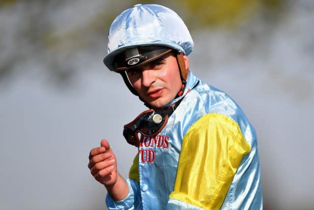 Jockey Andrea Atzeni. PIC: Joe Giddens/PA Wire