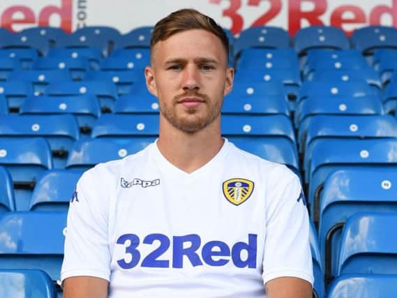 Leeds United's first permanent signing of the summer Barry Douglas.