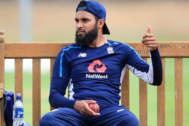 ALL GOOD: England's Adil Rashid during a nets session at Edgbaston. Picture: Mike Egerton/PA