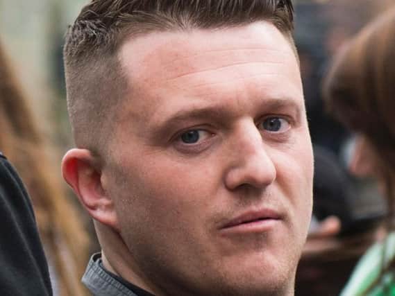 Tommy Robinson was jailed in May after he filmed people involved in a criminal trial and broadcast the footage on social media
