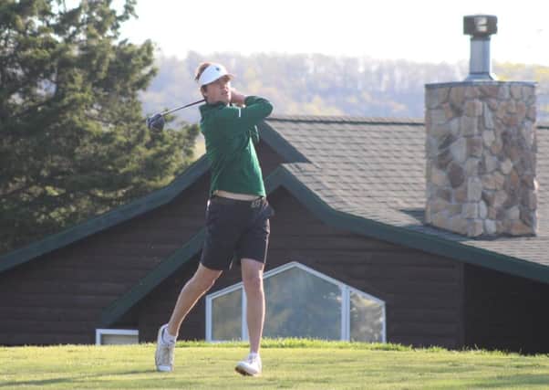 Tom North, of Howley Hall  seen playing for William Woods University, in Fulton, Missouri  hopes to graduate onto the European Tour one day (Picture: William Woods University).