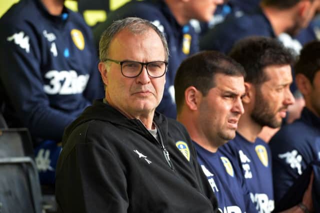 TIGHT-LIPPED: Marcelo Bielsa has not given much away since taking charge at Leeds United.