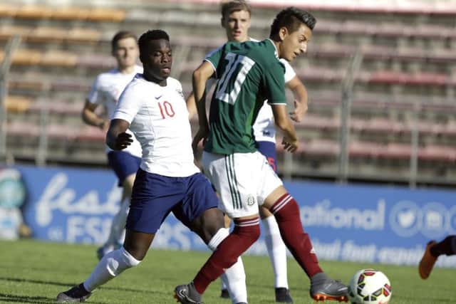 Ronaldo Vieira playing for England U21s in the Toulon tournament earlier this summer.