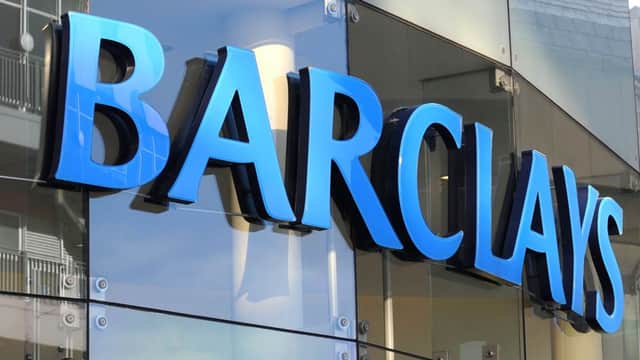 Library photo of a Barclays sign. The bank saw half-year profits knocked by a third following a major US settlement and mis-selling provisions, but cheered a turnaround in the final months after dodging further charges. . Photo: Joe Giddens/PA Wire