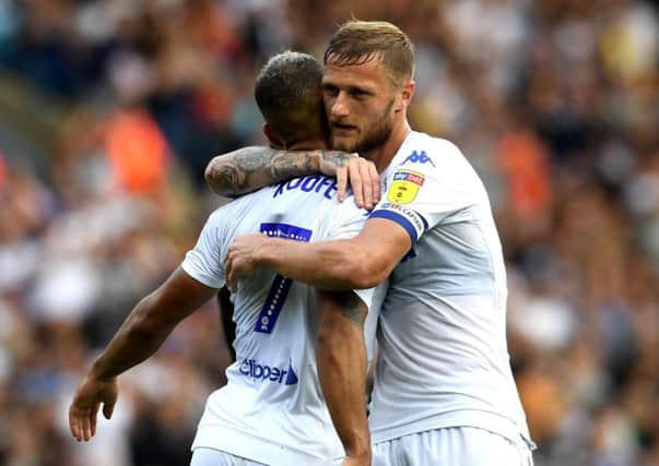 Liam Cooper and Kemar Roofe.