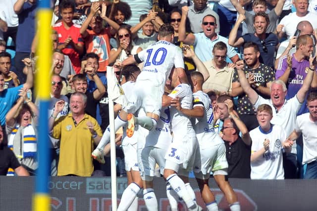 Leeds United open the scoring at Elland Road.