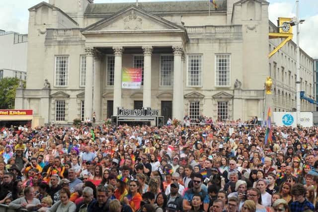 Leeds Pride is an annual celebration held in the city centre and has been taking place since 2006
