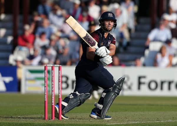Northamptonshire's Ben Duckett pictured during the Vitality Blas match at the County Cricket Ground, Northampton. (Picture: David Davies/PA Wire).