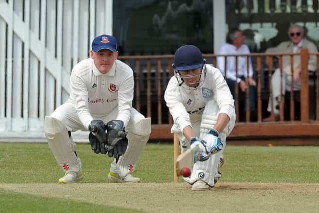 On-song Farsley batsman Dan Hodgson. PIC: Tony Johnson