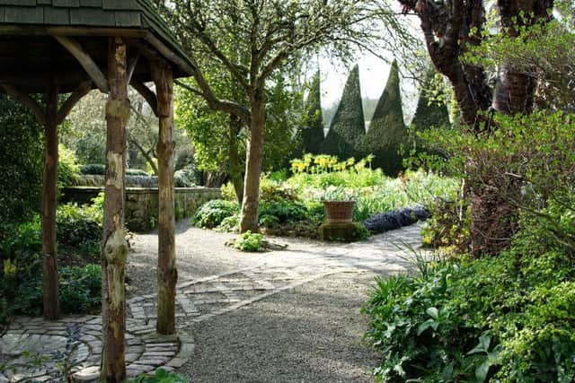 York Gate, folly and canal garden