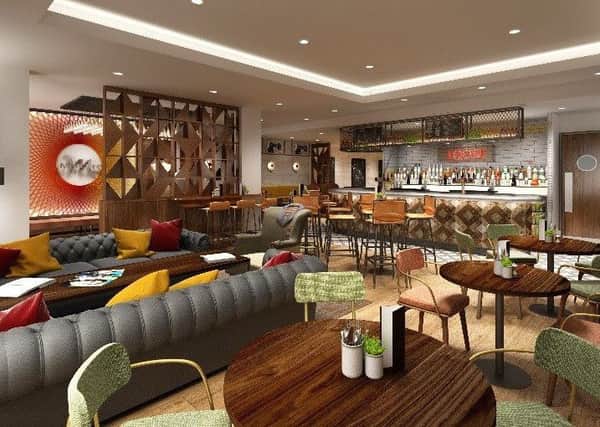 HOTEL FABRIC: A glimpse of what the Mercure Leeds Centre will be like inside.