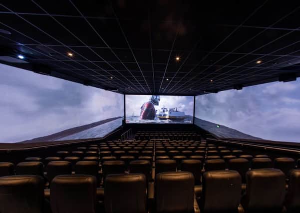 ScreenX, a 270 degree viewing experience is launched  in the UK at Cineworld Greenwich O2 with a showing of newly released title, Ant Man. 
 Photo : Steven Paston/PA Wire