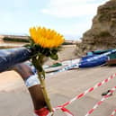 The scene of the incident in Staithes. Photo: Tony Bartholomew