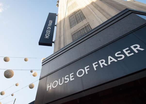 House of Fraser. Dominic Lipinski/PA Wire