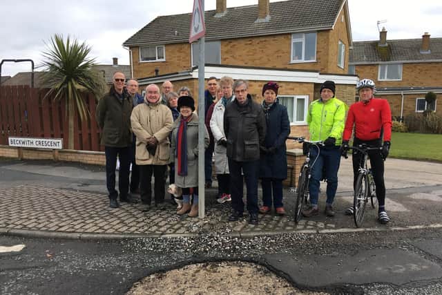 Residents of Beckwith Road have been calling for the potholes to be addressed for years.
